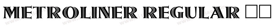 Metroliner Regular字体转换